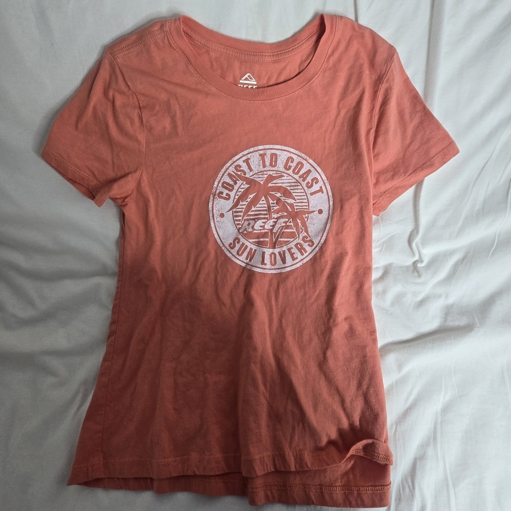 Orange Women's Reef T-Shirt Used